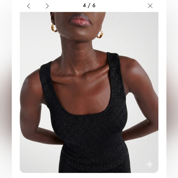 Tom Ford Black Knit Metallic Maxi dress Size XXS - Picture 6 of 16